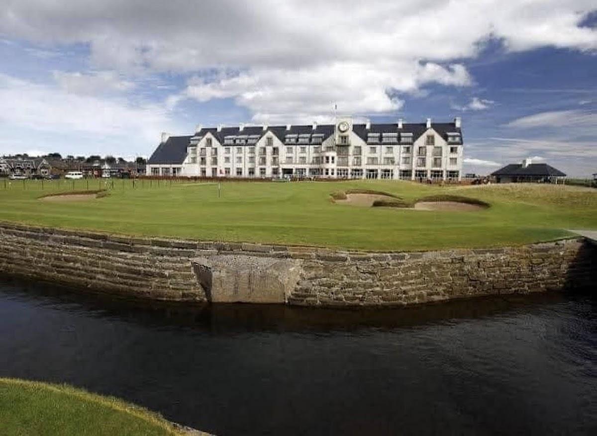 Angus golf coast in Scotland