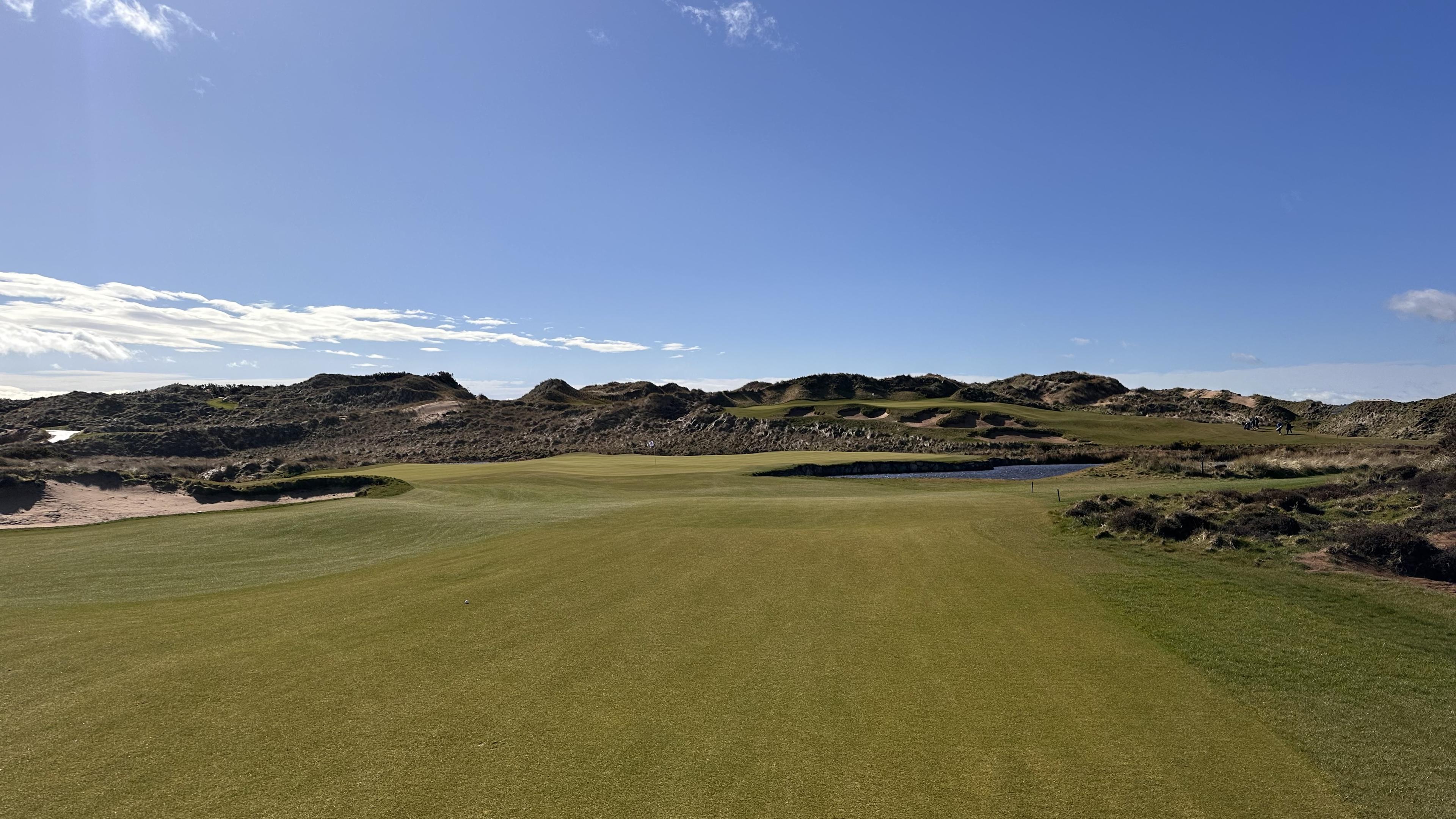 Aberdeenshire golf coast in Scotland