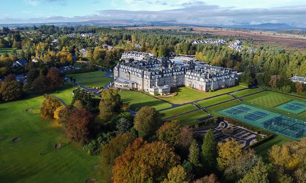 Gleneagles (Queen's) golf course in Perthshire